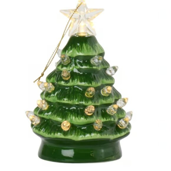 Mr. Halloween 5" PUMPKIN Nostalgic Tree Orange LED Ceramic BRAND-NEW w/ALL tag🎃 - Picture 11 of 16